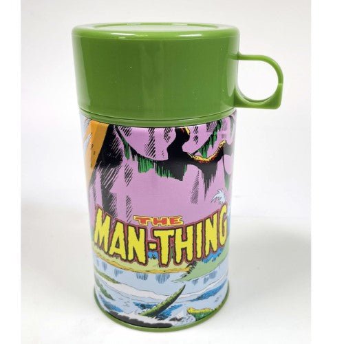 SDCC 2023 Tin Titans Marvel Man-Thing Lunchbox with Thermos - Previews Exclusive - by Surreal Entertainment