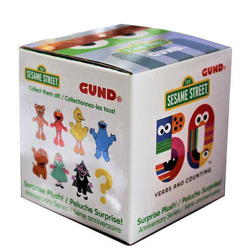 Sesame Street Blind Box 50th Anniversary Plush - (1) blind Box - by gund