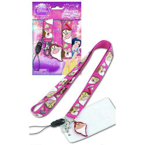 Snow White and the Seven Dwarfs Grumpy Lanyard - by Monogram