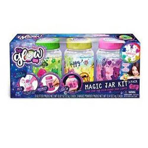 So Glow DIY - 3 Pack Mini Jar - Yellow/Pink/Green - by Canal Toys USA