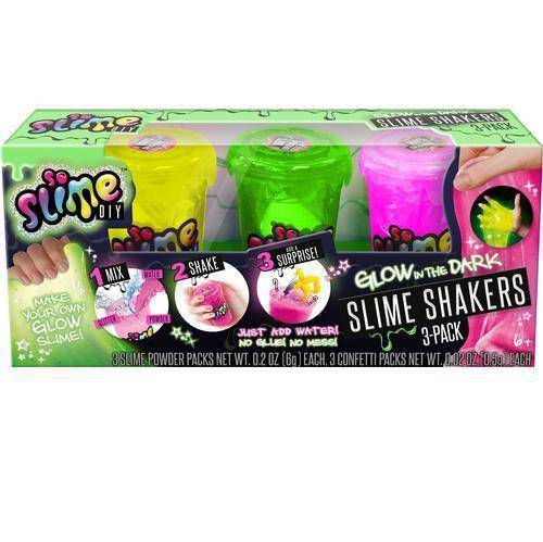 So Slime DIY - Slime Shakers 3 Pack Glow in the Dark - by Canal Toys USA