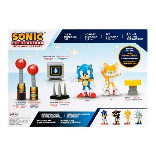 Sonic the Hedgehog 2 1/2-Inch Figure Diorama Set - by Jakks Pacific