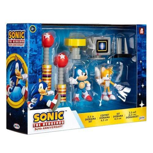 Sonic the Hedgehog 2 1/2-Inch Figure Diorama Set - by Jakks Pacific