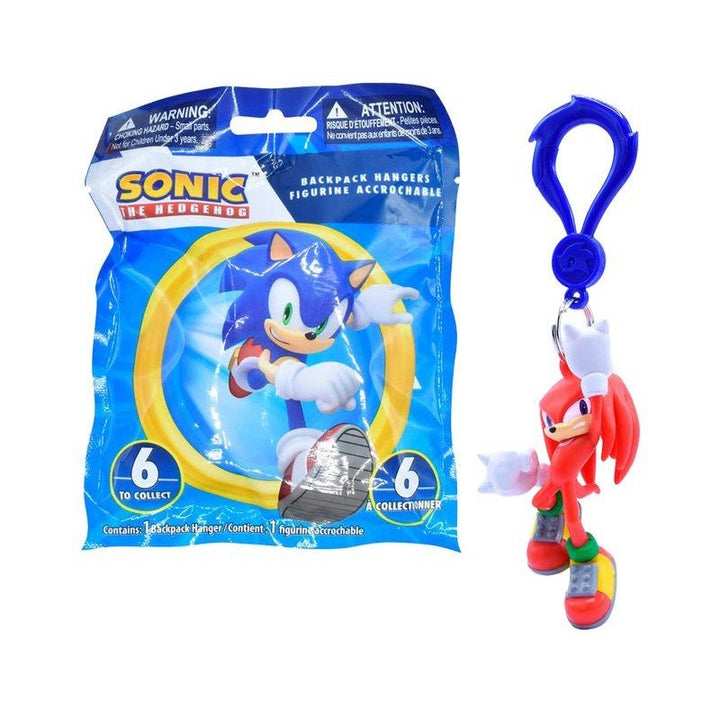 Sonic the Hedgehog 3-inch Backpack Hangers Figure Mystery Bag - by Just Toys