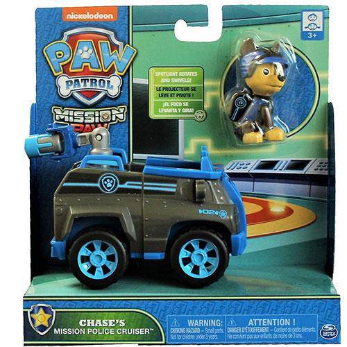 Spin Master Paw Patrol Basic Vehicle + Pup - Chase - by Spin Master