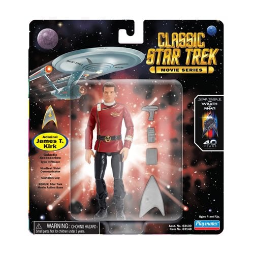 Star Trek Classic Star Trek II: The Wrath of Khan Admiral James T. Kirk 5-Inch Action Figure - by Playmates