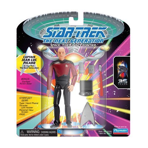 Star Trek Classic Star Trek: The Next Generation Captain Jean-Luc Picard 5-Inch Action Figure - by Playmates