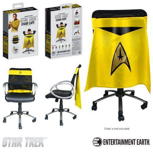 Star Trek: The Original Series Command Gold Uniform Chair Cape - by Entertainment Earth