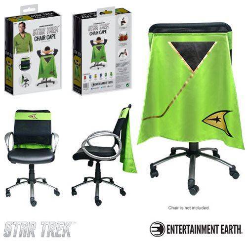 Star Trek: The Original Series Command Green Uniform Chair Cape - by Entertainment Earth