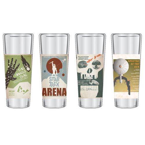 Star Trek The Original Series Fine Art Shot Glasses Set #5 - by Bif Bang Pow!