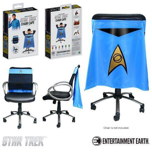 Star Trek: The Original Series Sciences Blue Uniform Chair Cape - by Entertainment Earth