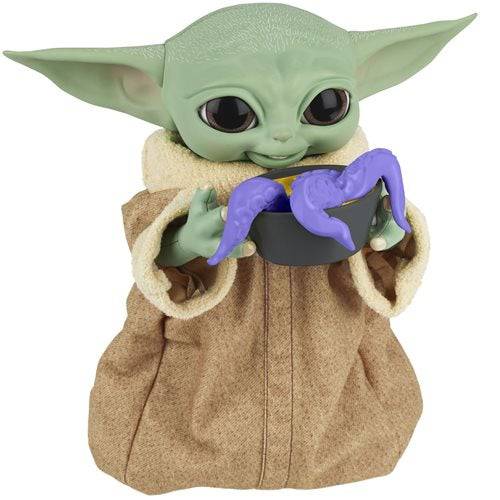 Star Wars Galactic Snackin Grogu Animatronic Toy Figure - by Hasbro