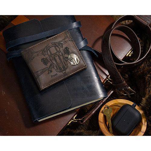 Star Wars: Mandalorian Etched PU Bifold Wallet - Entertainment Earth Exclusive - by Bioworld