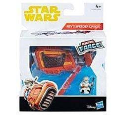 Star Wars Micro Force Vehicle - Rey with Speeder - by Hasbro