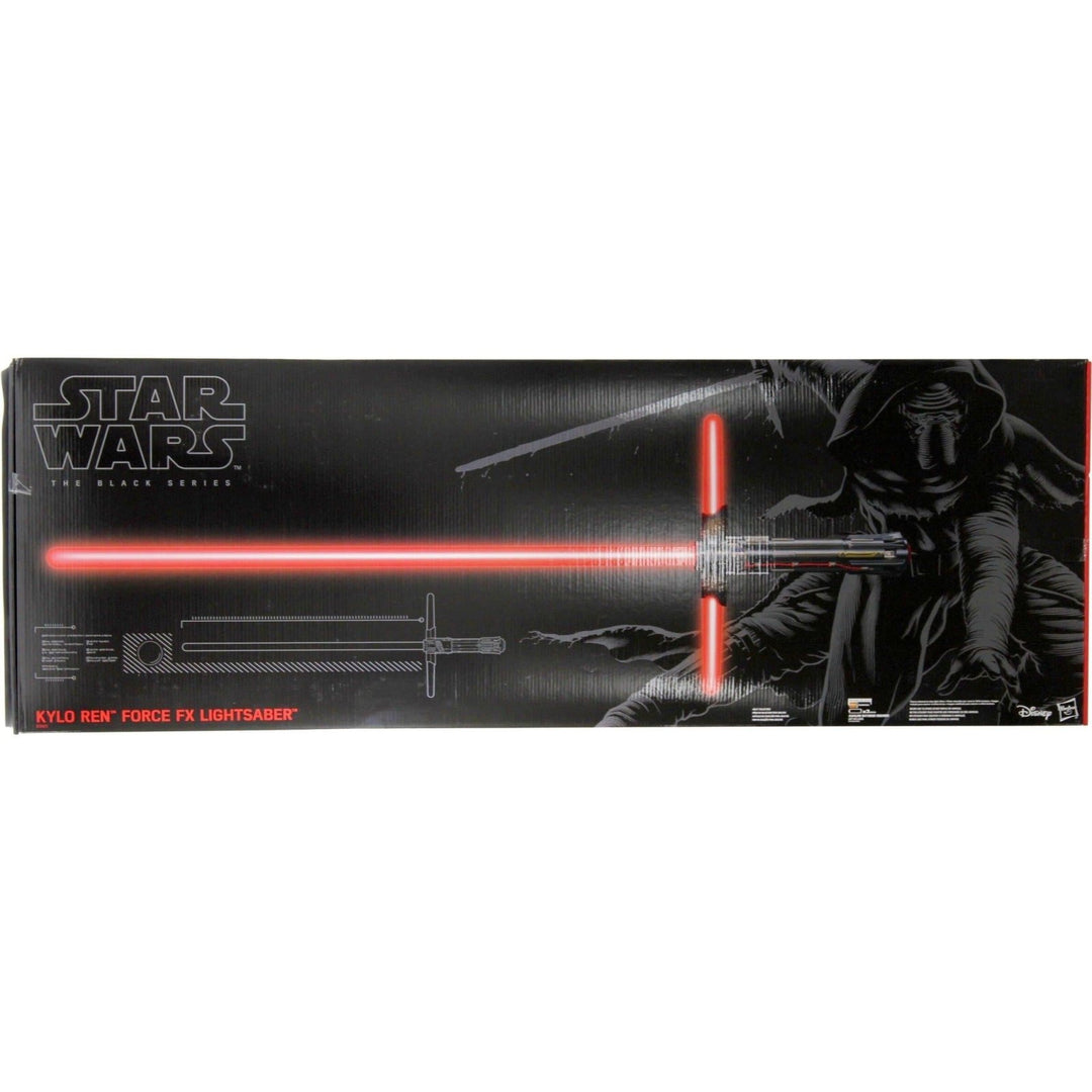 Star Wars- The Black Series- Kylo Ren Force FX Deluxe Lightsaber - by Hasbro