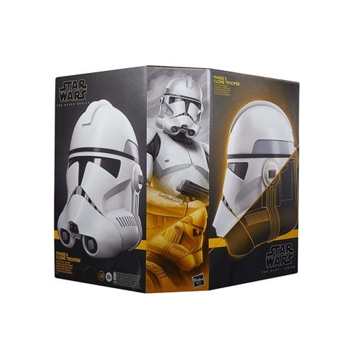 Star Wars The Black Series Phase II Clone Trooper Premium Electronic Helmet Prop Replica - by Hasbro