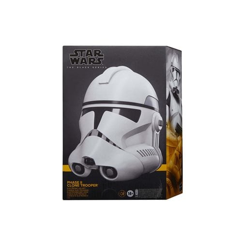 Star Wars The Black Series Phase II Clone Trooper Premium Electronic Helmet Prop Replica - by Hasbro
