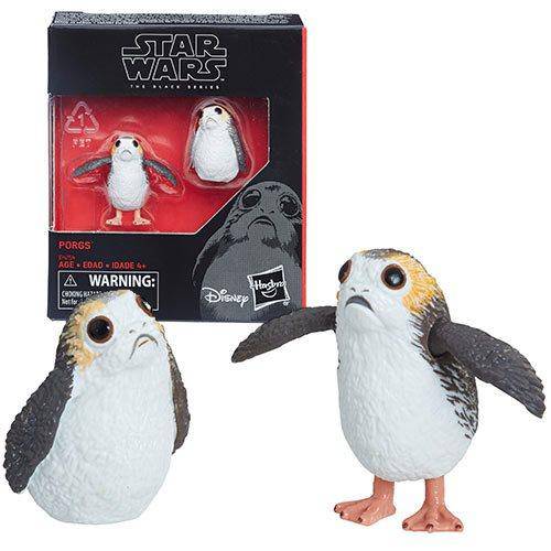 Star Wars The Black Series - Porg - Scaled Action Figure Set - by Hasbro