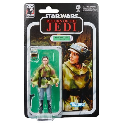 Star Wars The Black Series Return of the Jedi 40th Anniversary 6-Inch Princess Leia (Endor) Action Figure - by Hasbro