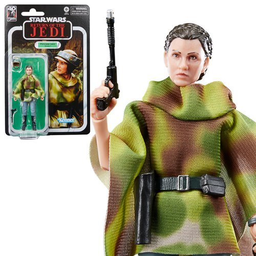 Star Wars The Black Series Return of the Jedi 40th Anniversary 6-Inch Princess Leia (Endor) Action Figure - by Hasbro