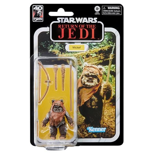 Star Wars The Black Series Return of the Jedi 40th Anniversary 6-Inch Wicket Action Figure - by Hasbro