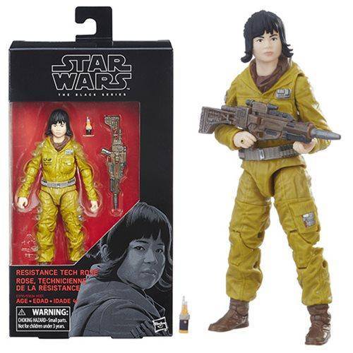 Star Wars The Black Series - Rose (Resistance Tech) - 6-Inch Action Figure - #55 - by Hasbro