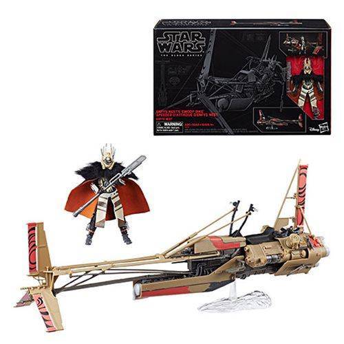 Star Wars The Black Series - Swoop Bike with Enfys Nest - 6-Inch Figure - by Hasbro