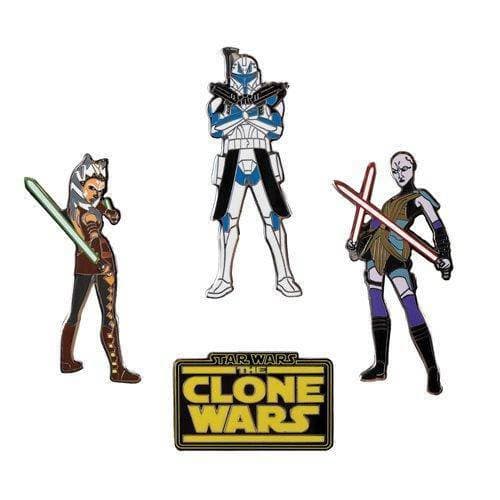 Star Wars: The Clone Wars Enamel Pin Set - Entertainment Earth Exclusive - by Monogram