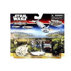 Star Wars: The Force Awakens MicroMachines - Space Pursuit - Deluxe Vehicles and Figures - by Hasbro