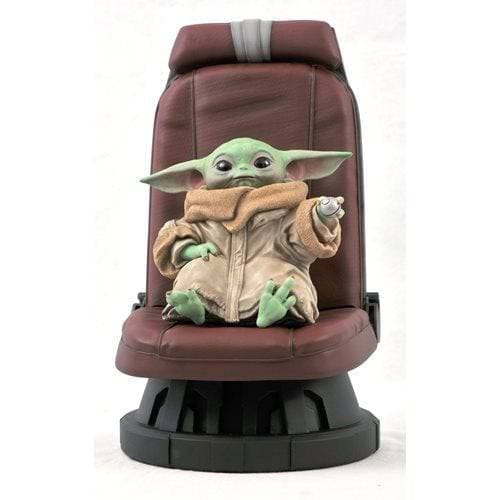 Star Wars The Mandalorian Child in Chair 1:2 Scale Statue - by Gentle Giant