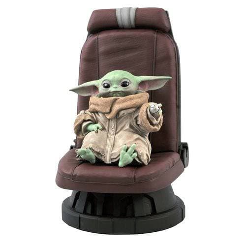 Star Wars The Mandalorian Child in Chair 1:2 Scale Statue - by Gentle Giant