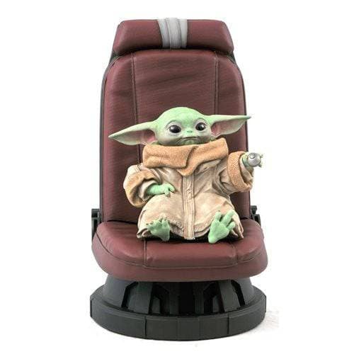 Star Wars The Mandalorian Child in Chair 1:2 Scale Statue - by Gentle Giant