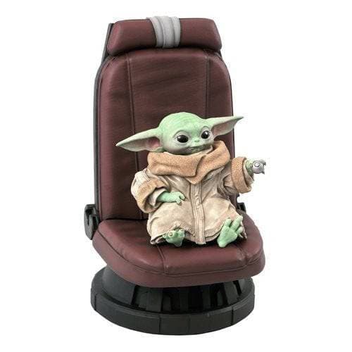 Star Wars The Mandalorian Child in Chair 1:2 Scale Statue - by Gentle Giant