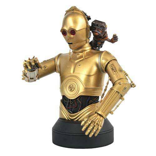 Star Wars: The Rise Of Skywalker - C3PO & Babu Frik - 1/6 Bust - by Gentle Giant