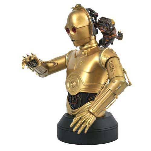 Star Wars: The Rise Of Skywalker - C3PO & Babu Frik - 1/6 Bust - by Gentle Giant