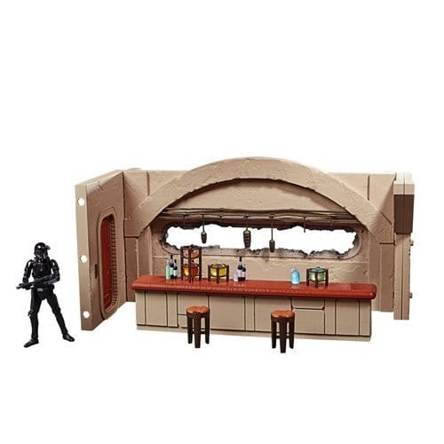 Star Wars The Vintage Collection Nevarro Cantina Playset with Imperial Death Trooper Action Figure - by Hasbro