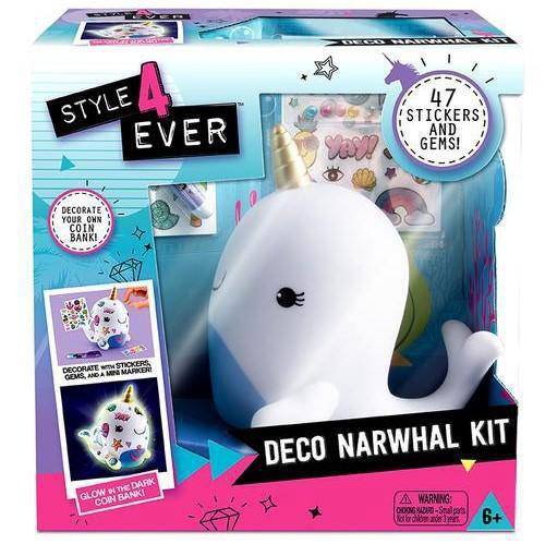 Style 4 Ever Deco Narwhal Kit - by Canal Toys USA