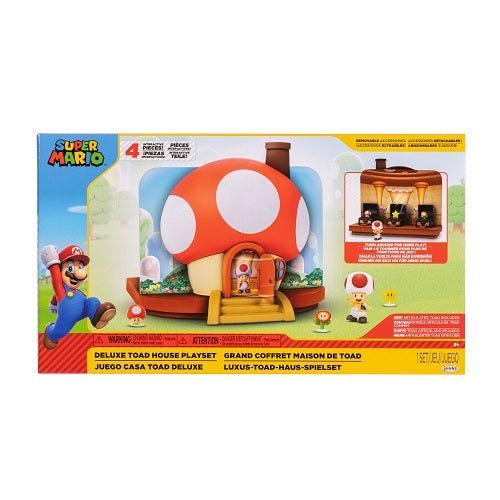Super Mario Deluxe Toad House Playset - by Jakks Pacific