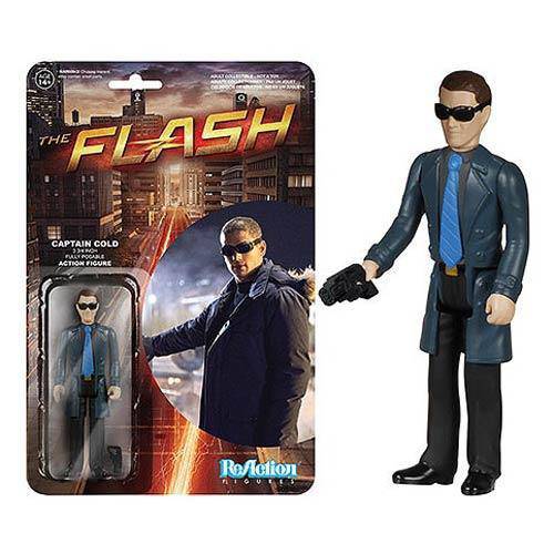 Super7 Flash TV Series Captain Cold ReAction 3 3/4-Inch Retro Action Figure - by Super7