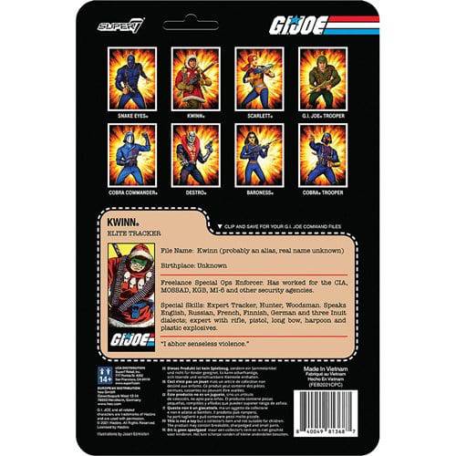 Super7 G.I. Joe 3 3/4-Inch ReAction Figure - Select Figure(s) - by Super7