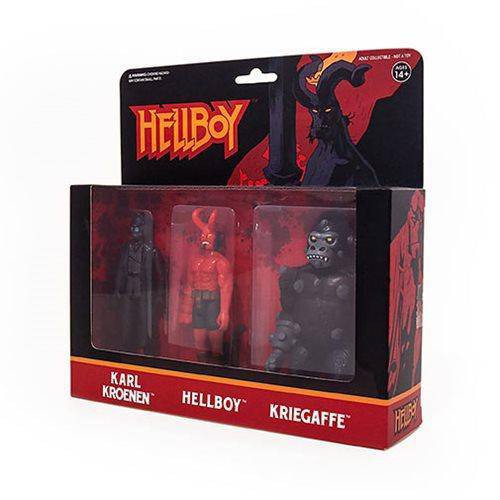 Super7 Hellboy 3 3/4-inch ReAction Figures Wave 2 Pack A - by Super7