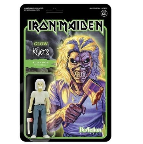 Super7 Iron Maiden Reaction Figure (Glow) (AE Exclusive) - Select Figure(s) - by Super7