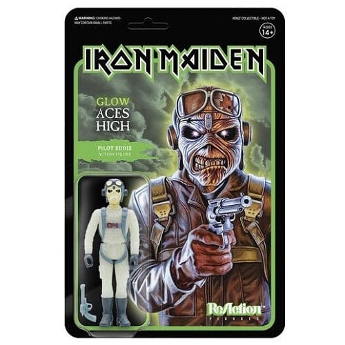 Super7 Iron Maiden Reaction Figure (Glow) (AE Exclusive) - Select Figure(s) - by Super7