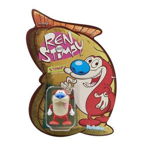 Super7 Ren and Stimpy - 3 3/4" ReAction Figure - Select Figure(s) - by Super7