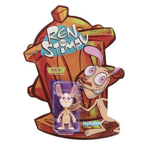 Super7 Ren and Stimpy - 3 3/4" ReAction Figure - Select Figure(s) - by Super7