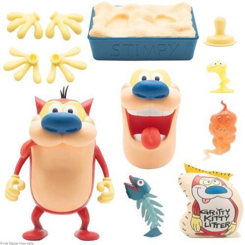 Super7 Ren & Stimpy Deluxe 6-Inch Action Figure - Select Figure(s) - by Super7