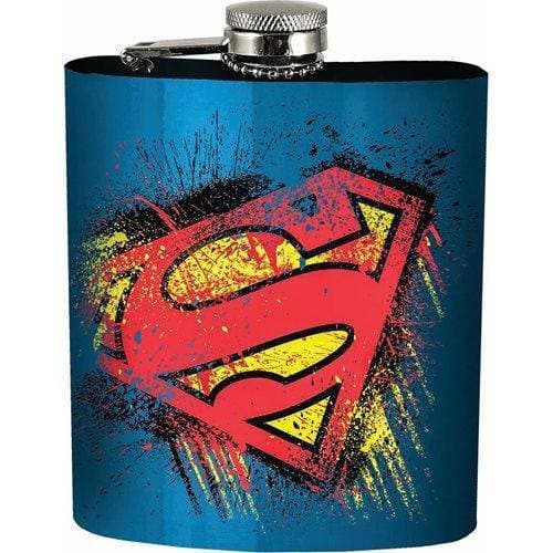 Superman 7oz. Hip Flask - by Spoontiques