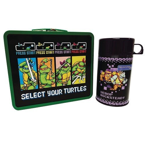 Teenage Mutant Ninja Turtles Arcade Lunchbox with Thermos - Previews Exclusive - by Surreal Entertainment