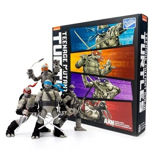 TMNT Battle Damaged Comic Line Art 4-Pack - The Loyal Subjects BST purchases AXN 5