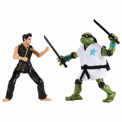 Teenage Mutant Ninja Turtles X Cobra Kai - Leonardo Vs. Miguel Diaz 2-Pack Action Figures - by Playmates